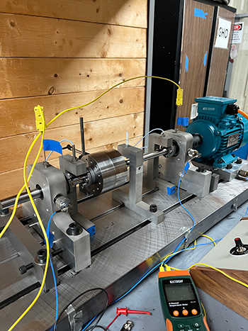 benchtop vibration test rig final configuration