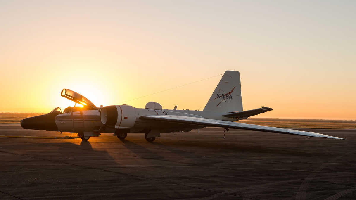 NASA's WB-57 scientific aircraft