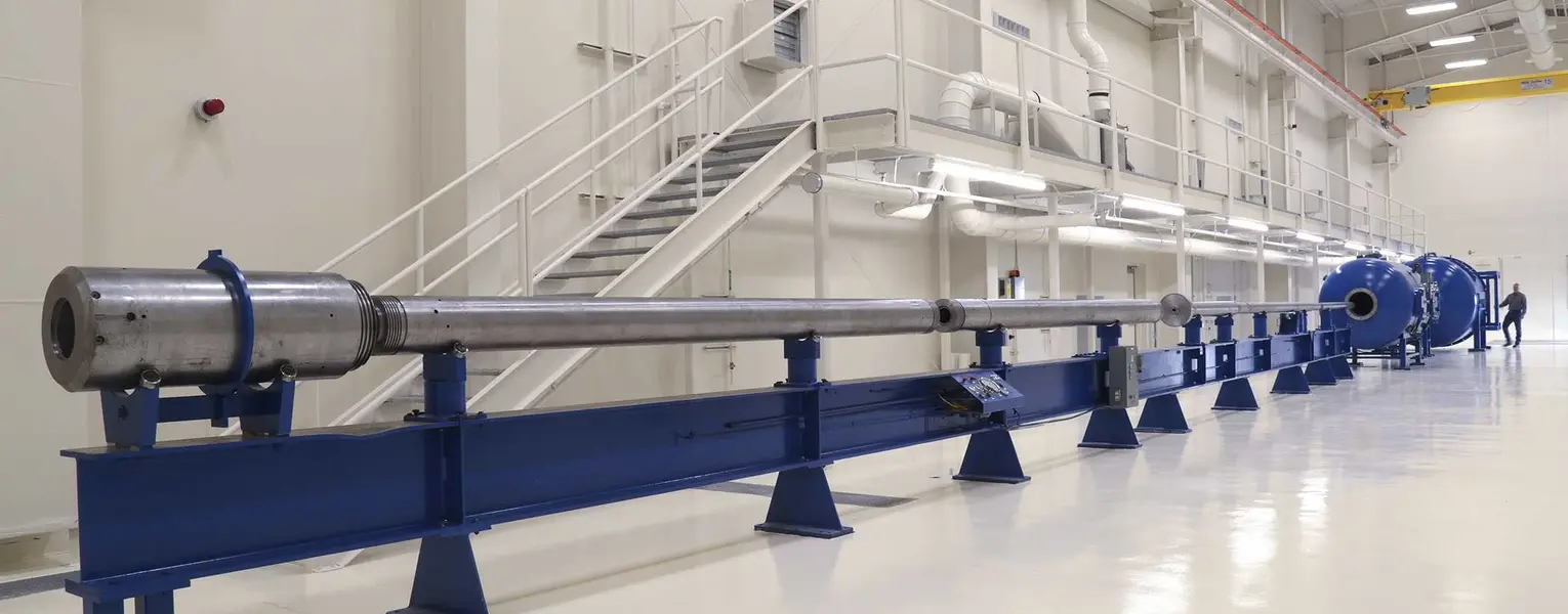 gas gun for measurement of ballistic & explosive events image of gas gun for measurement of ballistic & explosive events