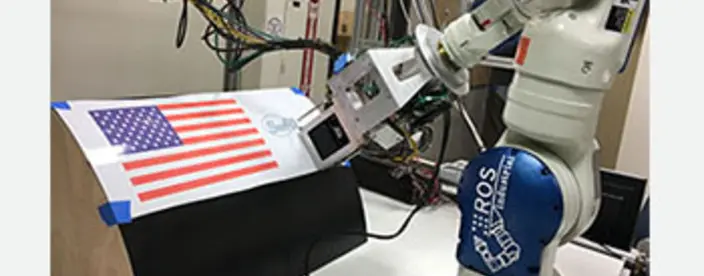 large-scale robotic technique for inkjet printing intricate graphics on aircraft and other complicated surfaces