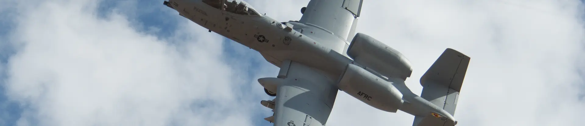 A-10 in flight.