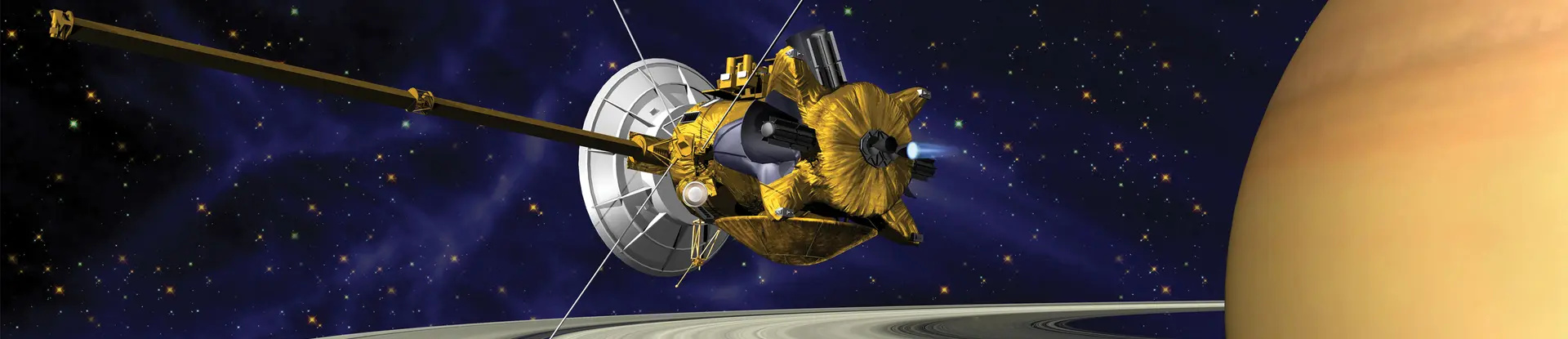 Artist concept of Cassini in orbit