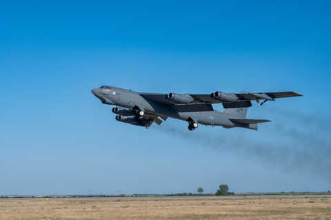 B-52 Stratofortress in the sky