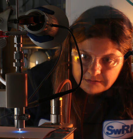 Dr. Vicky Poenitzsch led the development of High Power Impulse Plasma Source technology 