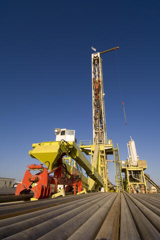 large oil drilling rig