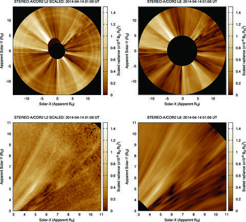 extra-long exposures of the solar corona collected by NASA’s STEREO-A spacecraft 