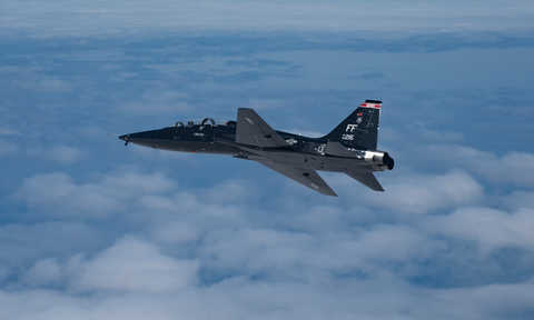 T-38 Talon in the blue sky