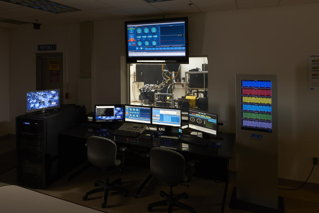 Ann Arbor test cell control room